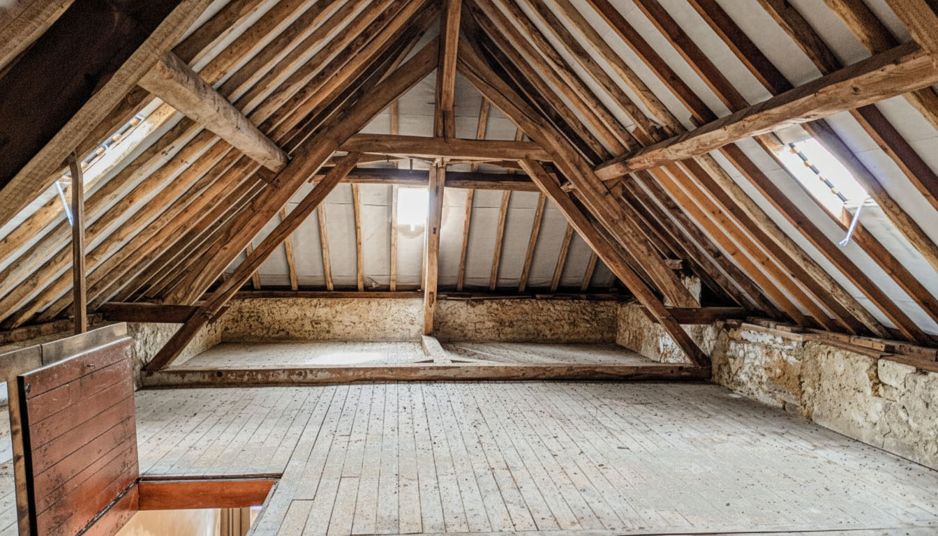 Combles avant travaux