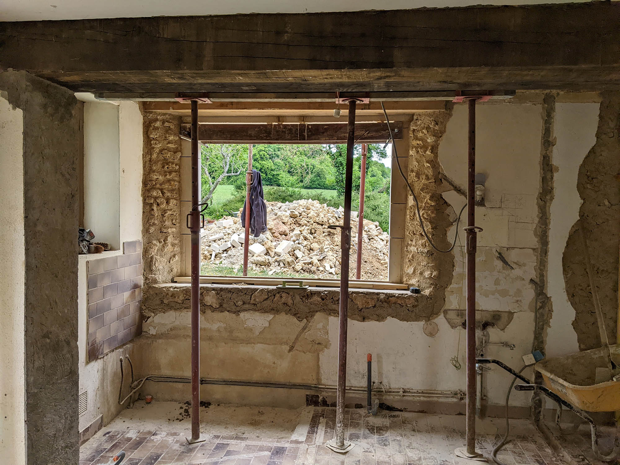 Cuisine pendnant travaux