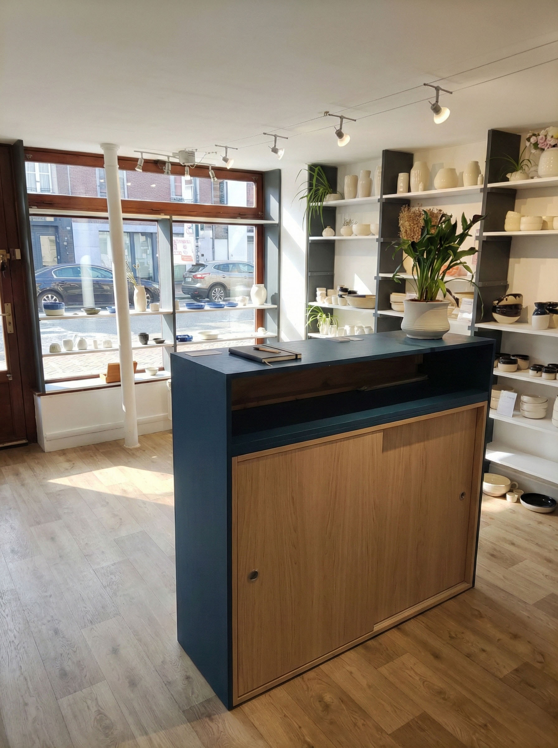 Espace de vente et atelier - vue d'ensemble