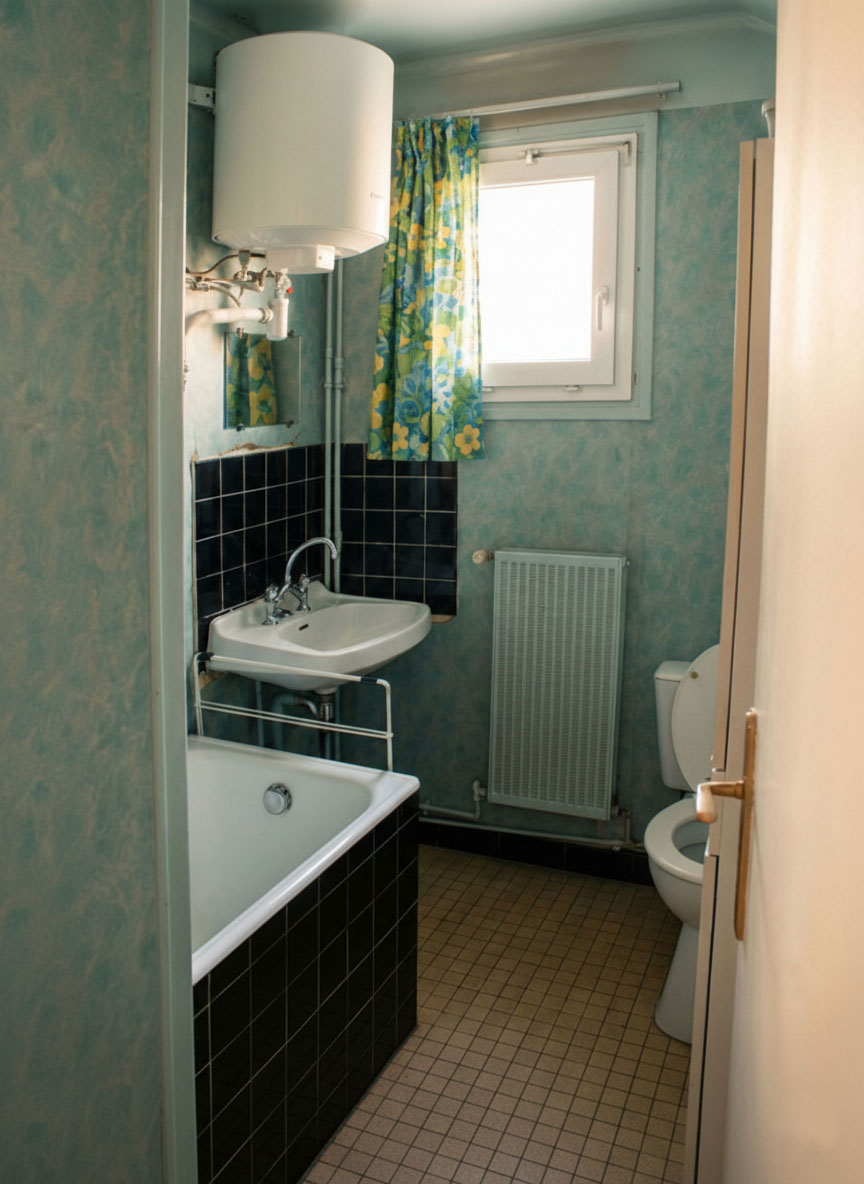 Salle de bain avant