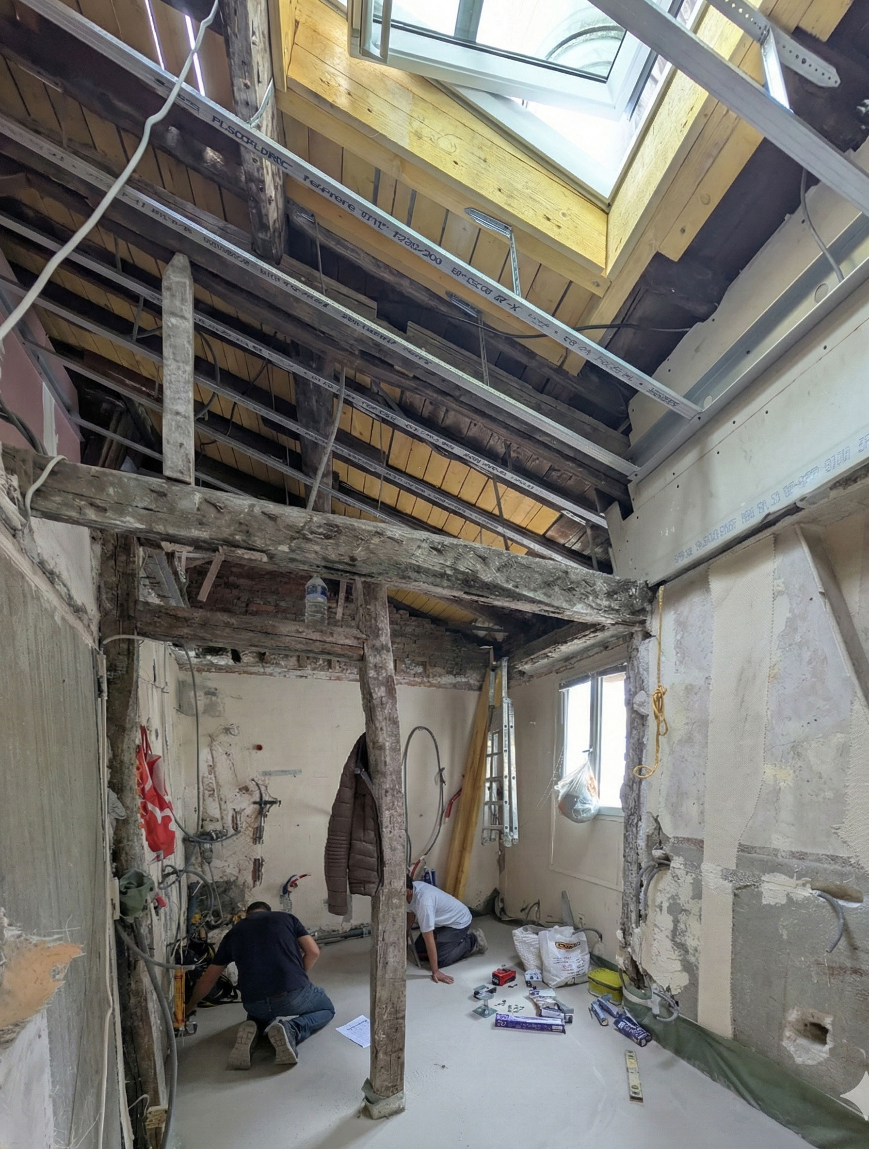 Espace nuit sur la mezzanine